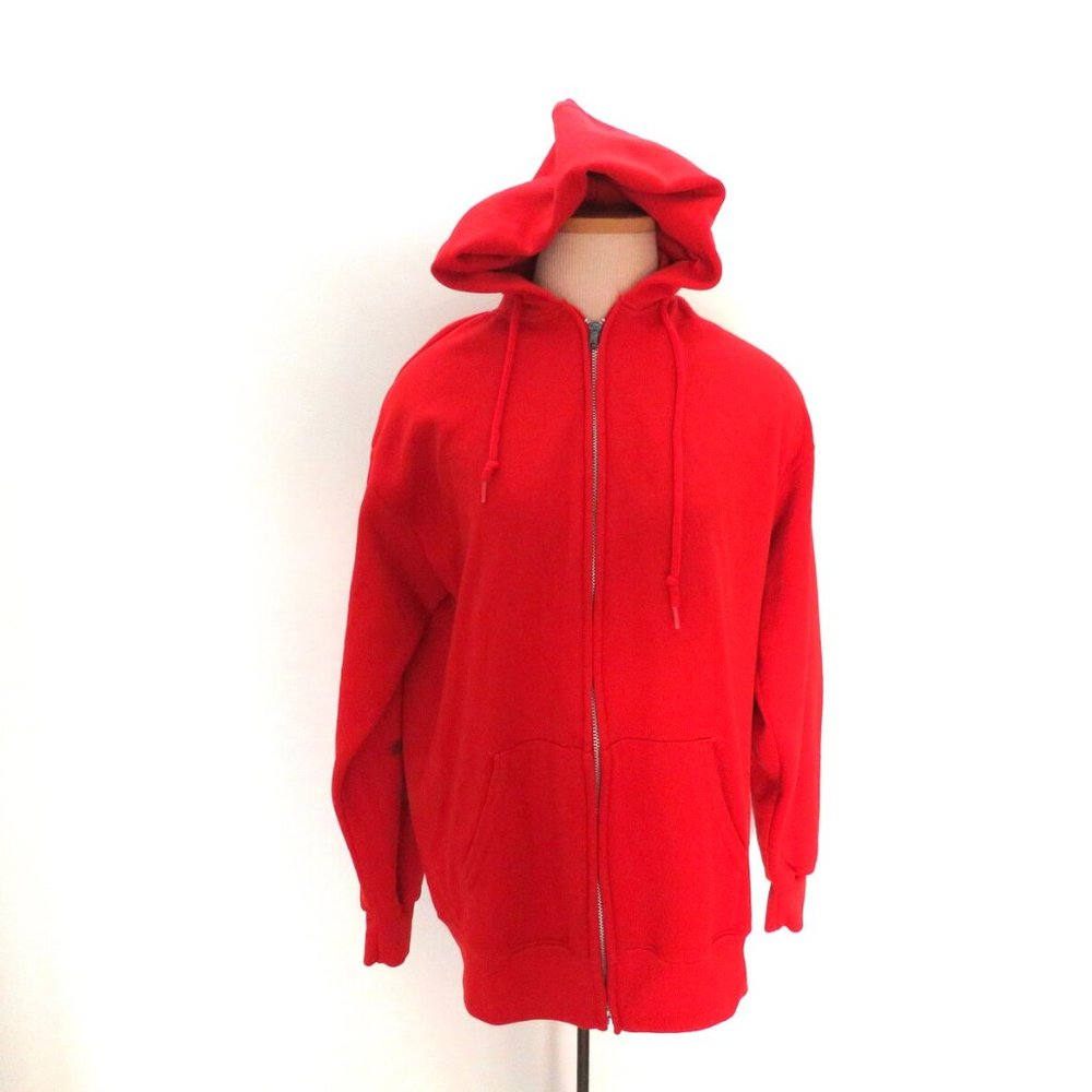 Vintage Athletic Zipper Red Hoodie 1970's